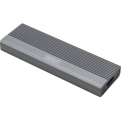 DIGITUS External Storage Enclosure USB-C 3.1 Gen 2 for M.2 NVMe & SATA 6Gb/s - High-Speed Data Transfer, Durable Design, Ideal f